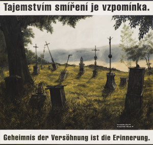 Když jsem v našem jihozápadním pohraničí hledal zaniklé německé vesnice, nacházel jsem často jen zničené zbytky hřbitovů nebo ovocné stromy uprostřed lesů, poslední svědky několikasetletého života neznámých generací našich předků, lidí, kteří žili před námi v naší zemi. Snad i našich přímých předků, kdo může s jistotou říci, že se v jeho rodu nevyskytoval žádný Čech německé nebo židovské národnosti? Tento hřbitov v Pohoří na Šumavě je nově opravený vyhnanými původními obyvateli. Zbylých šest jednopatrových domů ve městě bylo zrovna v době mé přítomnosti demolováno buldozerem.