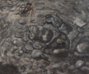 „Na cestě“ 2012, olej, plátno, 90x75 cm